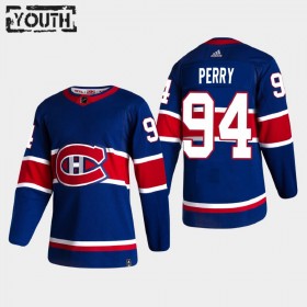 Montreal Canadiens Corey Perry 94 2020-2021 Reverse Retro Trikot Authentic - Kinder